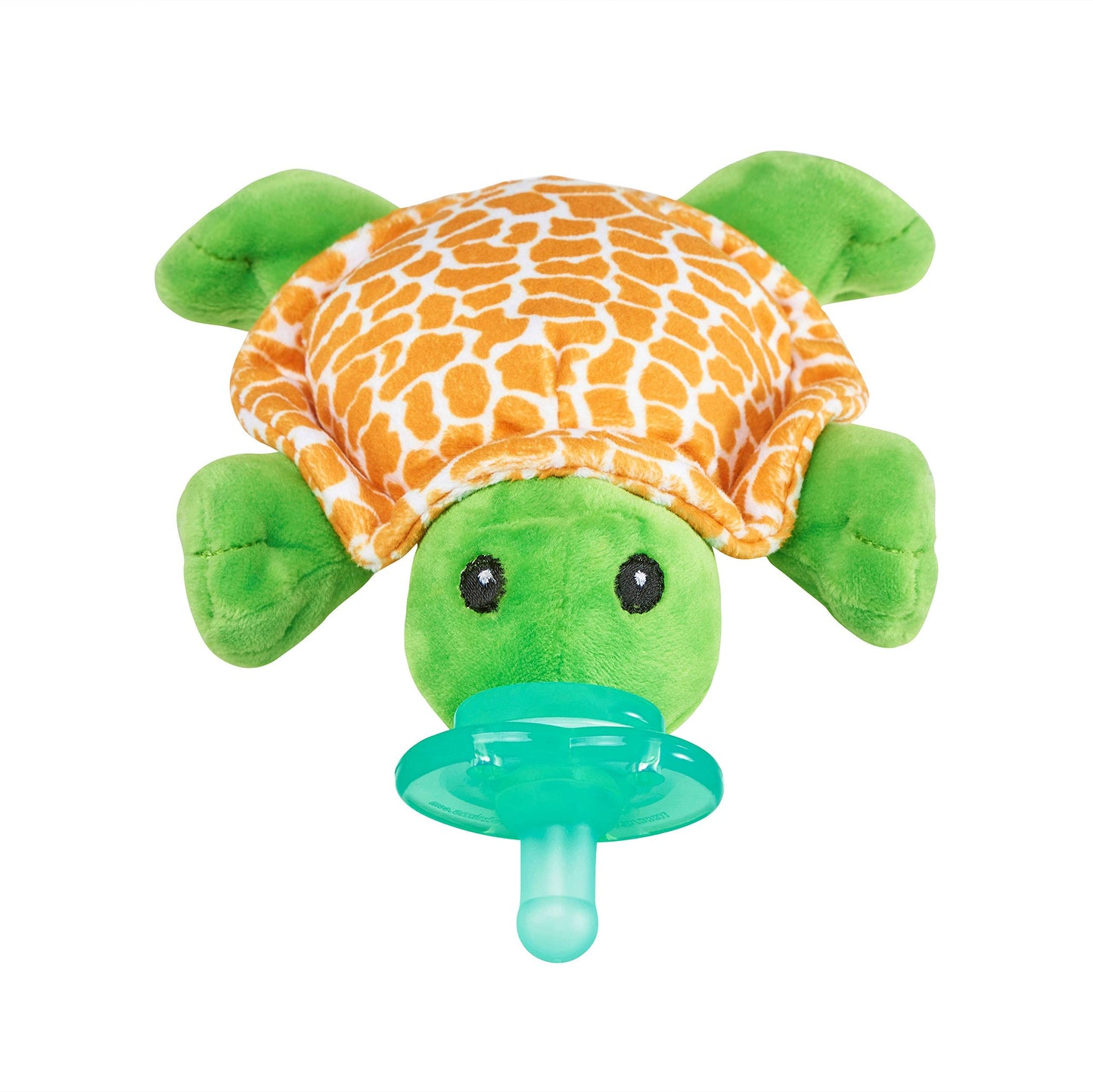Nookums Paci-Plushies Buddies - Alligator Pacifier Holder - Adapts to Name Brand Pacifiers, Suitable for All Ages, Plush Toy Includes Detachable Pacifier