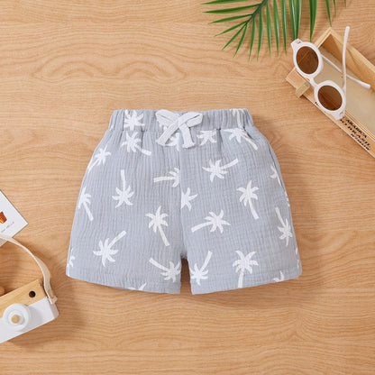Yvowming Toddler Baby Boy Clothes Kids Summer Truck Print T Shirt Short Set with Pockets 0-4T
