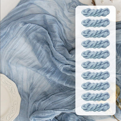 FEXIA Beige Cheesecloth Table Runner 35x120 Inches Ivory Gauze Rustic Boho Spring Easter Table Runner for Engagement Party Decorations Bridal Shower Wedding Party First Communion Centerpiece