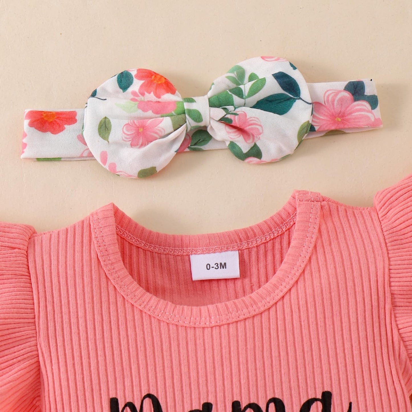 Baby Girl Clothes Newborn Romper Ruffle Sleeve Short Jeans Skirt with Headband Infant Outfits Set 0-18 Months