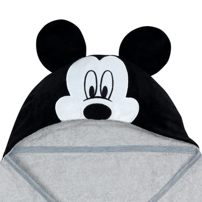 Lambs & Ivy Disney Baby Minnie Mouse Pink Cotton Hooded Baby Bath Towel