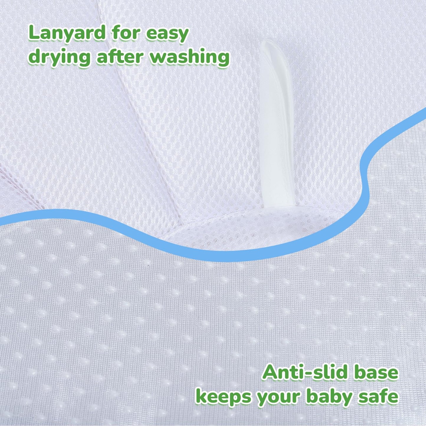Baby Bath Flower for Sink, Non-Slip Flower Bathtub for Infants 0-6 Months, Soft Baby Sink Bath Cushion for Babies Bath Time, Newborns Bath Essentials Must Haves-Butterfly
