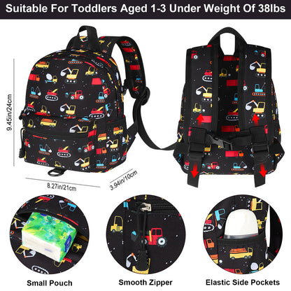 Accmor Toddler Backpack Leash, Cute Unicorn Baby Backpacks with Anti Lost Wrist Link, Mini Kids Backpack Leash Walking Harness for Outdoor Travel, Adorable Backpack Tether for Boys Girls 1-3 (Purple)