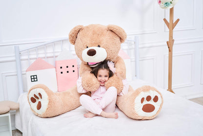 IKASA Giant Teddy Bear Plush Toy Stuffed Animals(Brown,78 inches)