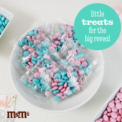M&M'S World It's A Boy Milk Chocolate Candy 2lb Bag with White and Blue M&M'S for Baby Boy Showers Gender Reveal Parties and Baby Celebration Favors