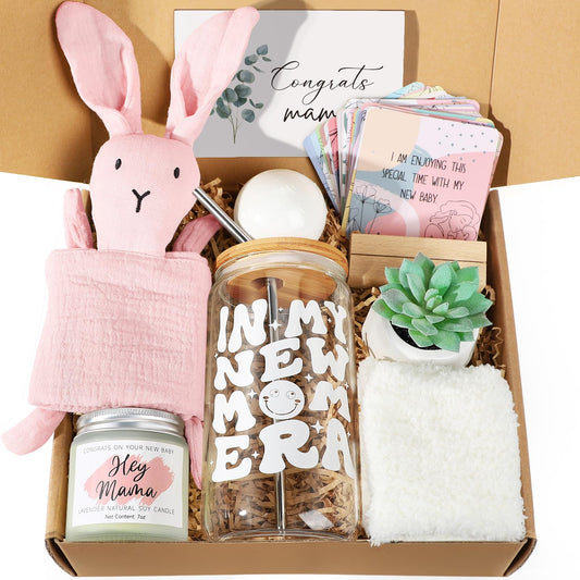 New Mom Gifts & Baby Girl Gifts, New Mom Care Package After Baby, Pregnancy Gifts for Expecting Mom to Be, Postpartum Gifts for Mom, First Time Pregnancy Birthday Christmas Gifts