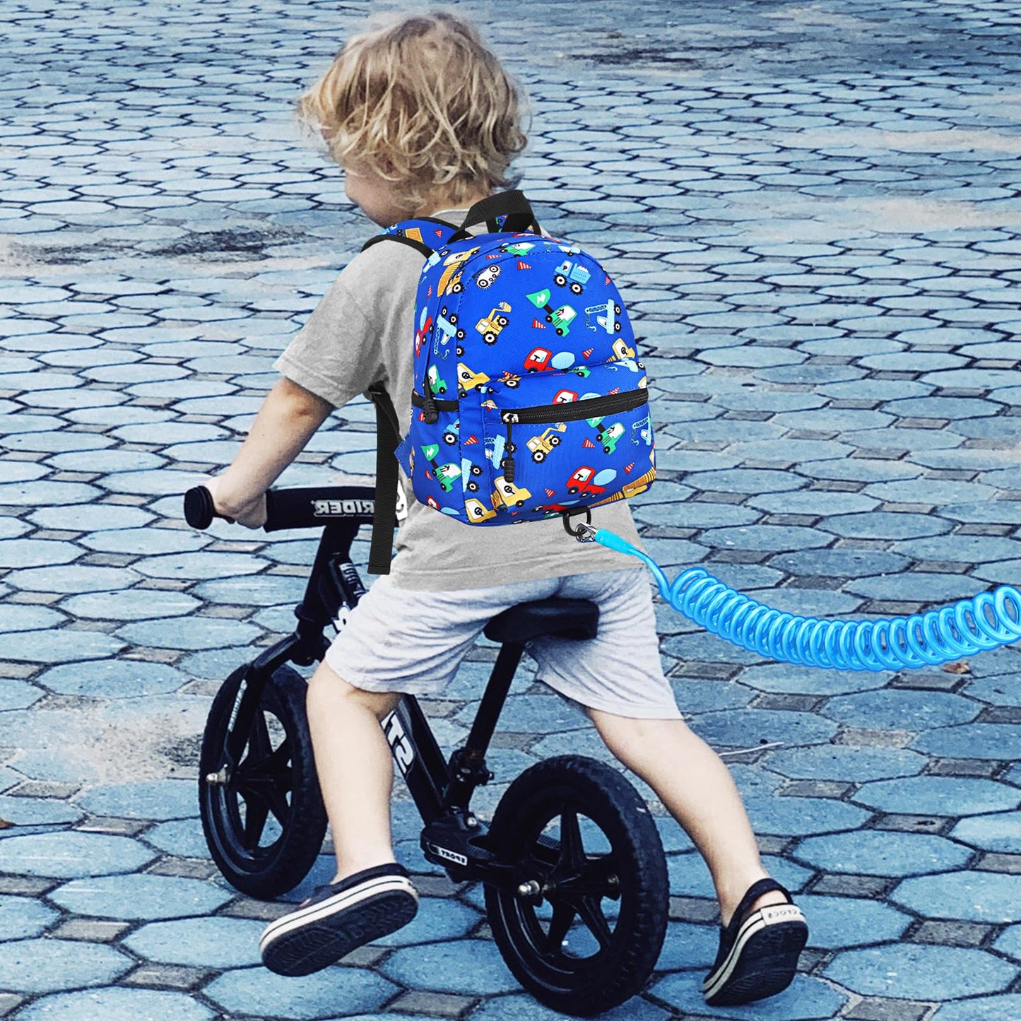 Accmor Toddler Backpack Leash, Cute Unicorn Baby Backpacks with Anti Lost Wrist Link, Mini Kids Backpack Leash Walking Harness for Outdoor Travel, Adorable Backpack Tether for Boys Girls 1-3 (Purple)