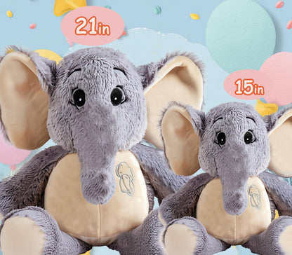 Giant Elephant Stuffed Animal 39'', Large Plush Toy, Soft Huggable Cute Elephant Plush for Girls, Boys, Kids, Babies - Gifts for Birthday, Mother's Day, Christmas