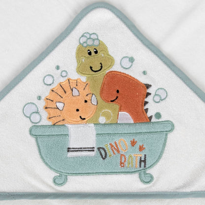 Baby Hooded Towel and Washcloth Set for Infants, Boys and Girls 6-12 Months (Mommy's Mermaid)