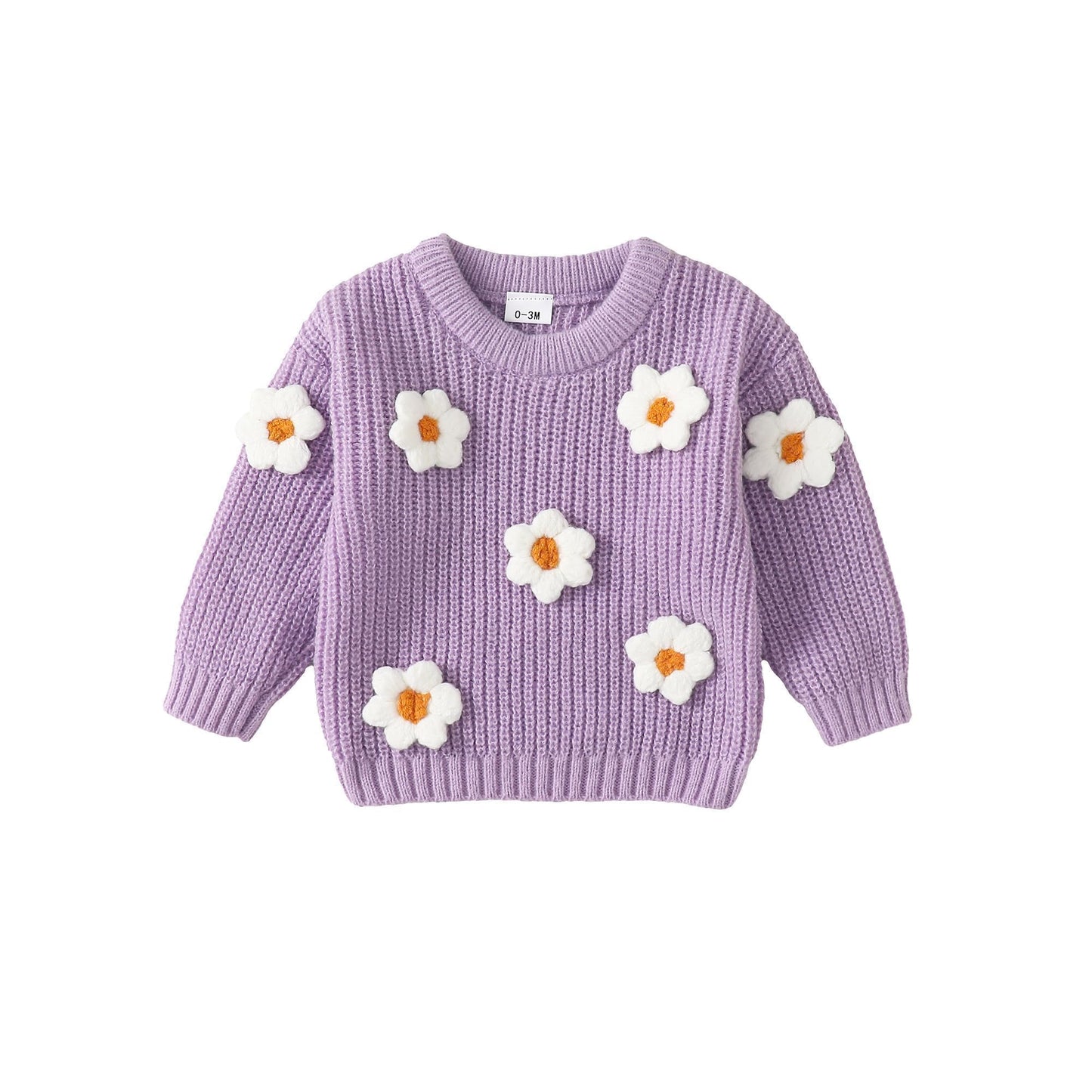 Infant Toddler Baby Girl Oversized Sweater Long Sleeve Sweaters Fall Winter Tops Clothes