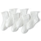 Baby Girls Ruffle Socks Toddler Girls Frilly Dress Crew Socks for 6-12 Months 1-3 Years 3-5 Years 6 Pack