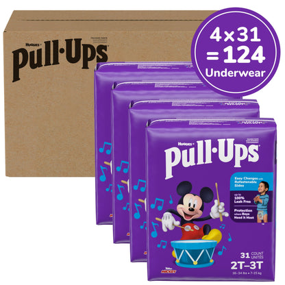 Pull-Ups Boys' Potty Training Pants, 3T-4T (32-40 lbs), 112 Count (4 Packs of 28)