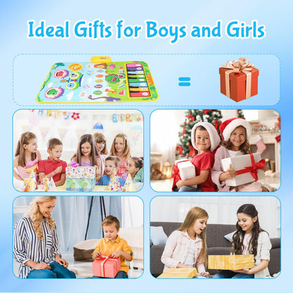 Baby Toys for 0-6 Months, Dinosaur Musical Mat Montessori Sensor Toys 1 Year Old，Easter Basket Stuffers Gifts for 2 3 4 Year Old Toddler Boys Girls