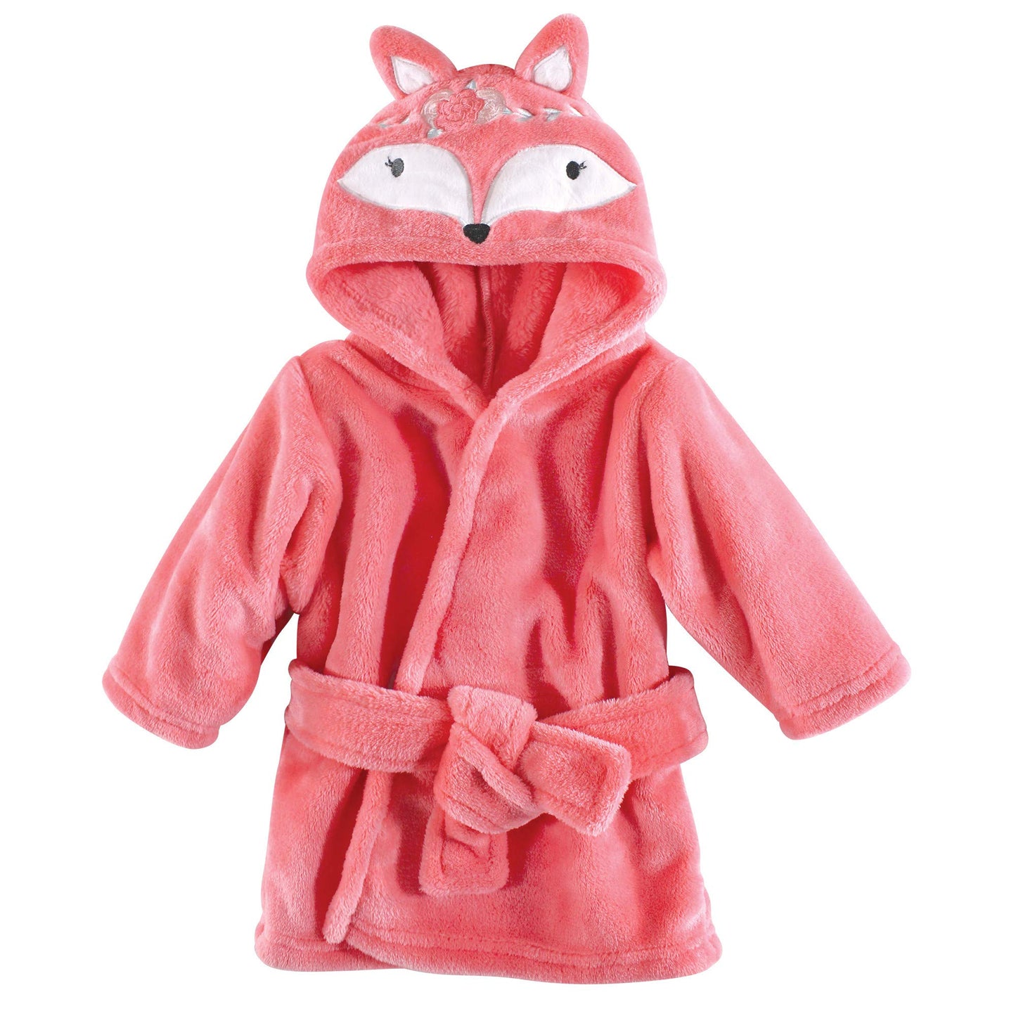 Hudson Baby Unisex Baby Plush Animal Face Bathrobe