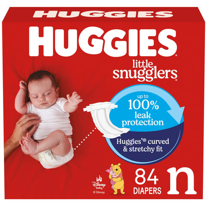 Huggies Newborn Diapers, Little Snugglers Baby Diapers, Size Newborn (up to 10 lbs), 31 Count