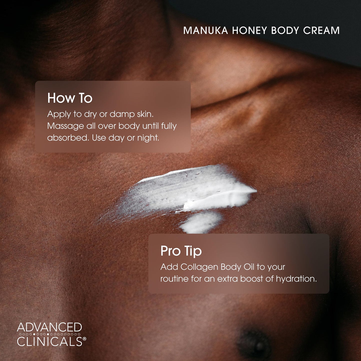 Advanced Clinicals Retinol Body Lotion + Collagen Cream Fragrance Free Face Moisturizer & Body Cream 2pc Skincare Set For Women & Men Helps Reduce Appearance Of Crepey Skin, Wrinkles, & Dry Skin, 2pc