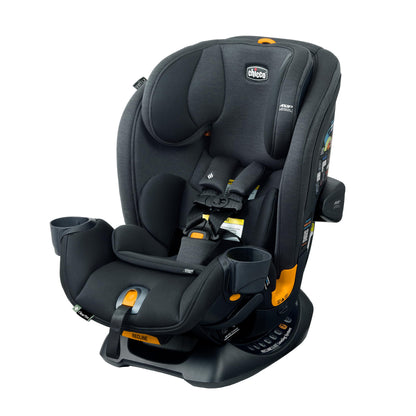 Chicco OneFit ClearTex All-in-One Car Seat, Slim Design, Rear-Facing Seat for Infants 5-40 lbs., Forward-Facing 25-65 lbs., Booster 40-100 lbs., Convertible Car Seat | Lilac/Purple