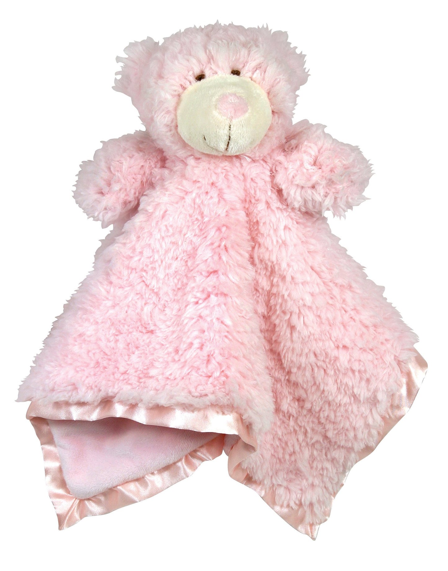 Stephan Baby Plush Cuddle Bud Security Blankie, Blue Bear, 18 x 18-Inch