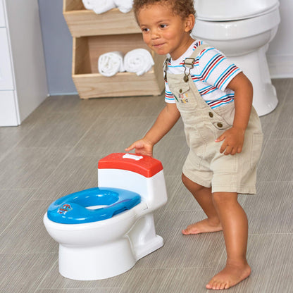 The First Years Disney Minnie Mouse Potty Training Toilet and Toddler Toilet Seat - Toilet Training Potty with Fun Flushing and Cheering Sounds,Pink
