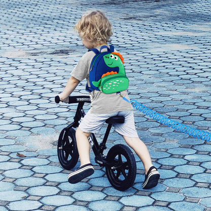 Accmor Toddler Harness Backpack Leash, Cute Dinosaur Backpacks with Anti Lost Wrist Link, Cute Mini Child Backpack Wristband Tether Strap and Protection Leashes for Boys Girls Aged 1-3 Years