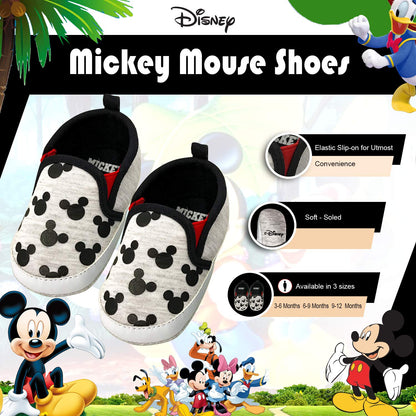 Disney Mickey Mouse Red and Black Infant Shoes