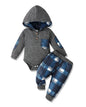 Renotemy Newborn Baby Boy Clothes Infant Boy Outfits Baby Hoodie Romper Fall Winter 0 3 6 9 12 18 Months Baby Clothes for Boy
