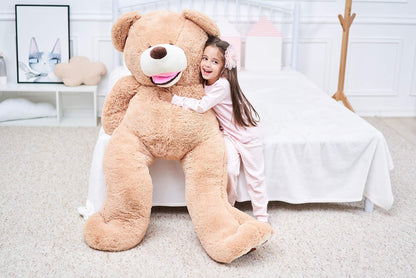 IKASA Giant Teddy Bear Plush Toy Stuffed Animals(Brown,78 inches)
