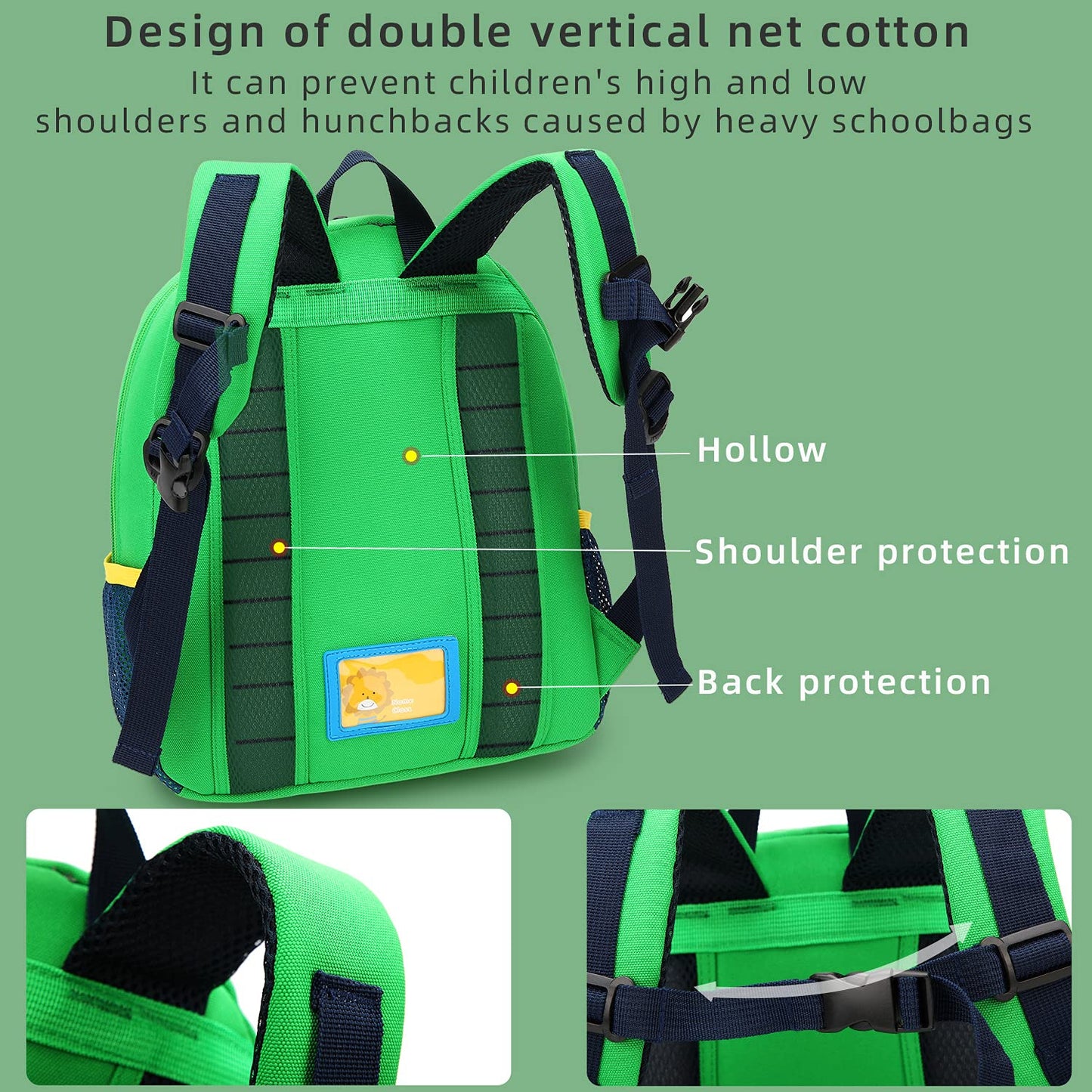 Car Dinosaur Kids Toddler Backpack for Boys and Girls Children Waterproof Preschool Bag(Red Music Party)