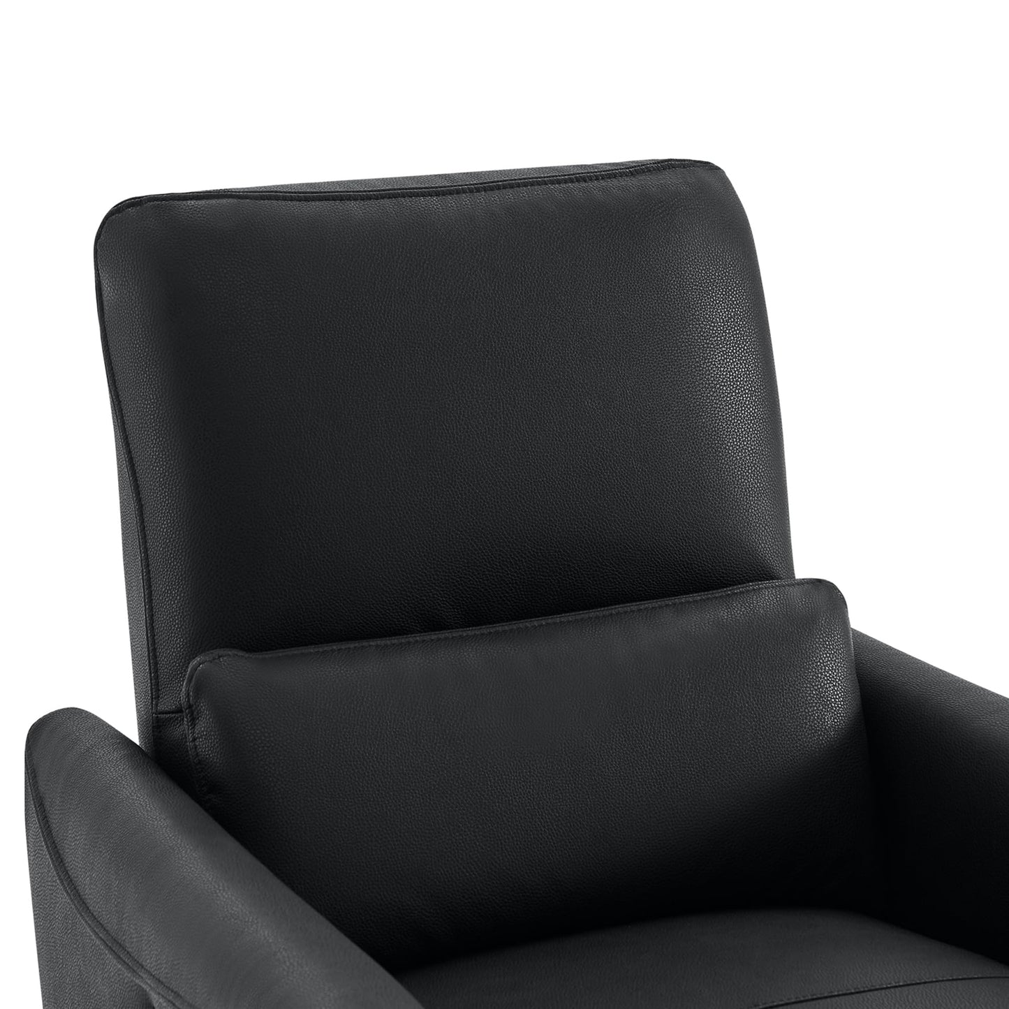 CHITA Power Recliner Chair Swivel Glider, FSC Certified Upholstered Living Room Nursery Reclining Sofa Chair with Lumbar Support, Linen