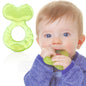 Nuby Silicone Teethe-eez Teether with Bristles, Includes Hygienic Case, Blue