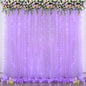 White Tulle Backdrop Curtain with Lights String for Parites 10×8ft Sheer Backdrop Curtains White Curtain Backdrop for Wedding Baby Shower Birthday Party Photo Shoot Decorations(2 Panels 10ft×8ft)