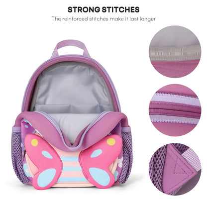mibasies Toddler Backpacks for Girls 2-4: Baby Preschool Backpack - Kids Unicorn Backpack for Boys Girls - 12inch Mini School Bag