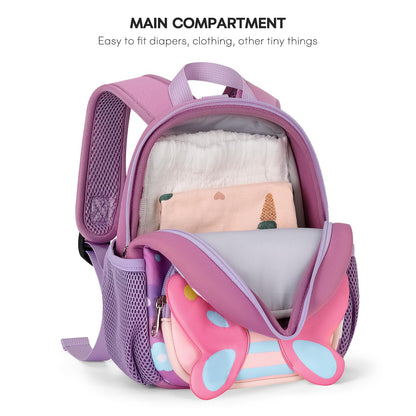 mibasies Toddler Backpacks for Girls 2-4: Baby Preschool Backpack - Kids Unicorn Backpack for Boys Girls - 12inch Mini School Bag