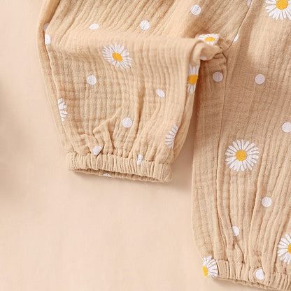 Mubineo Baby Girl Clothes Outfits Cute Flower Romper Daisy Pant Fall Winter Newborn Outfit Sets