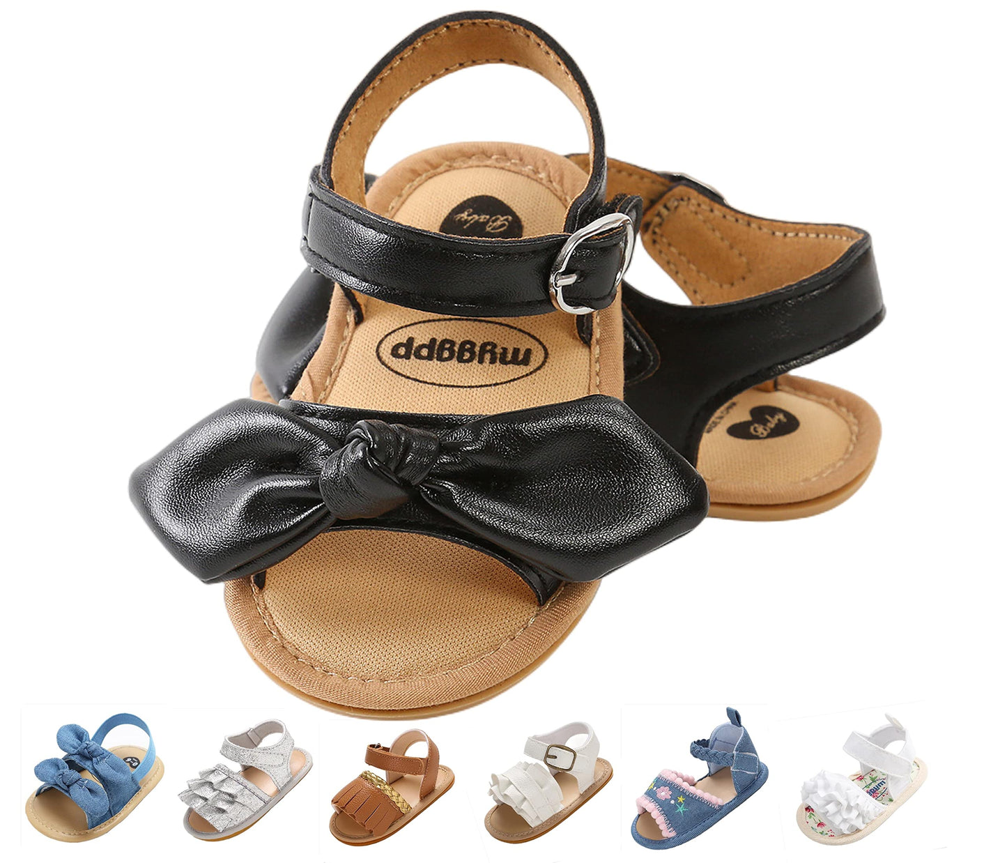 Baby Girls Sandals Summer Shoes Outdoor First Walker Toddler Girls Shoes for Summer