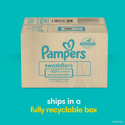 Pampers Baby Diapers - Swaddlers - Size 1, 198 Count, Ultra Absorbent Disposable Infant Diaper