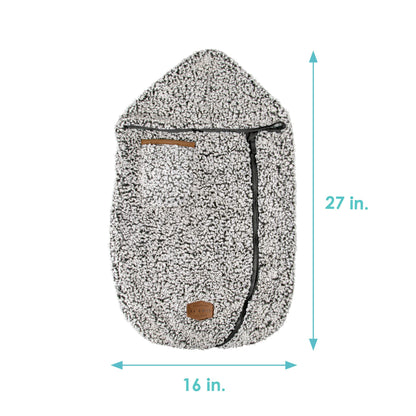 JJ Cole Bundleme - Original, Baby Bunting Bag, Winter Protection for Baby Car Seats and Strollers, Graphite