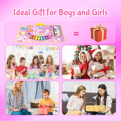 Baby Toys for 0-6 Months, Dinosaur Musical Mat Montessori Sensor Toys 1 Year Old，Easter Basket Stuffers Gifts for 2 3 4 Year Old Toddler Boys Girls