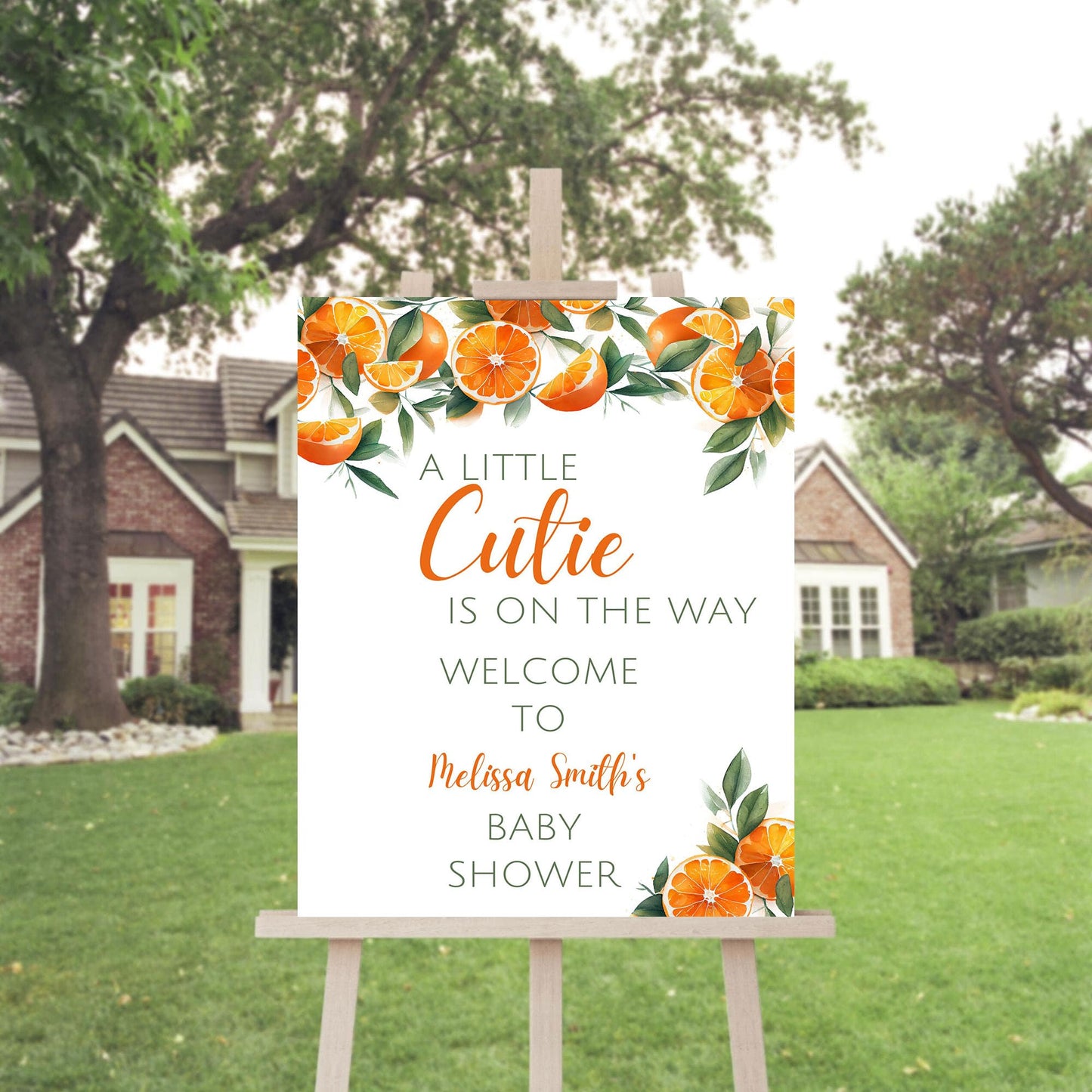 Personalized A Little Snowflake Is On The Way Welcome Sign, Pink, Girl, Winter Baby Shower Canvas