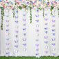 Zonon 4 Pieces 3D Butterfly Hanging Garlands Decoration Butterfly Paper Party Streamers Backdrop for Graduation Wedding Birthday Fairly Baby Shower Party Decorations