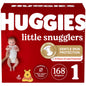 Huggies Newborn Diapers, Little Snugglers Baby Diapers, Size Newborn (up to 10 lbs), 31 Count