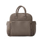 Ayla & Co Mini Bag, Transitional Minimal Diaper Bag, Vegan Leather, with Expandable Pockets, Built-In Wallet, Organizer