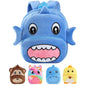 MICHLEY Toddler Backpack Plush Animal SchoolBag Cartoon Girls Travel Bag Mini Baby Daypack for Kids Kindergarten Pre School Bags, Cow