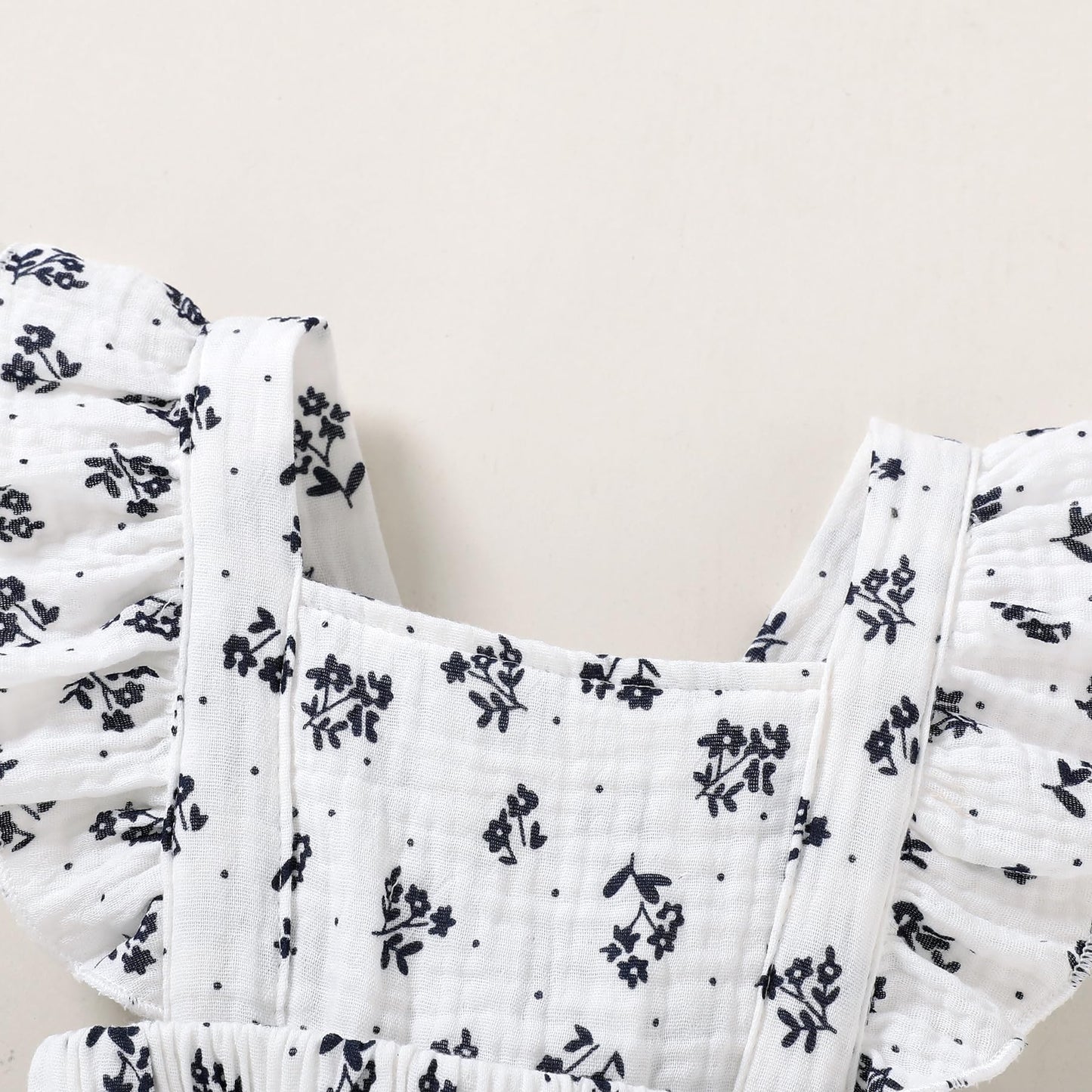 Happy Town Newborn Baby Girl Clothes Infant Summer Romper Sleeveless Floral Cute Outfits One Piece Jumpsuit Bodysuit