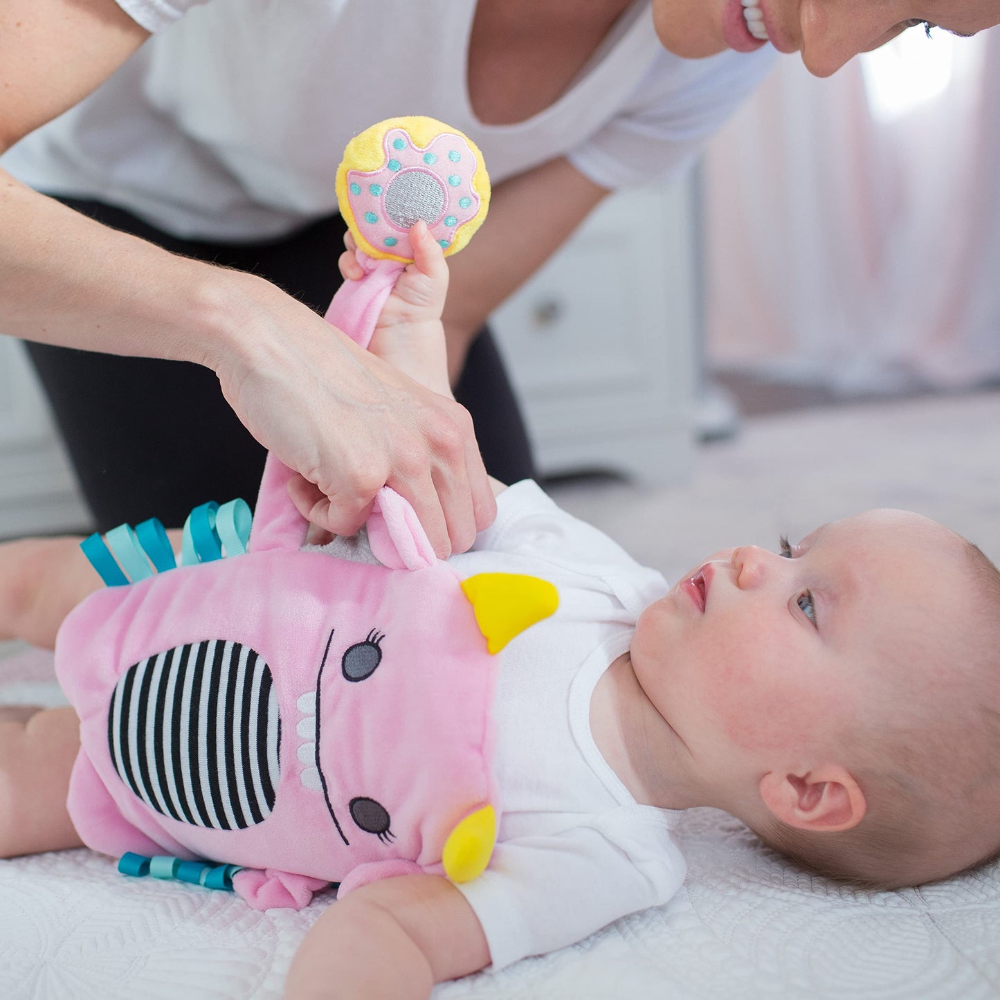 Dr. Brown's Infant Gripebelt Heated Belly Band, Soothe Baby's Tummy with Gentle Warmth and Compression, Hedgehog, 0m+
