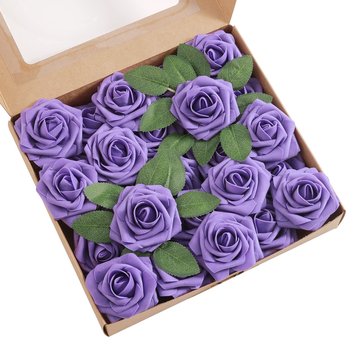 Artificial Flowers Combo, Fake Flowers for DIY Tables Centerpieces Baby Shower Bridal Shower Wedding Bouquet Arrangements Party Candle Holder Cake Decor Flower Home Decorations