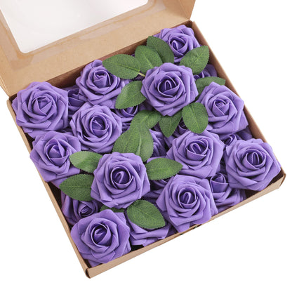 Artificial Flowers Combo, Fake Flowers for DIY Tables Centerpieces Baby Shower Bridal Shower Wedding Bouquet Arrangements Party Candle Holder Cake Decor Flower Home Decorations