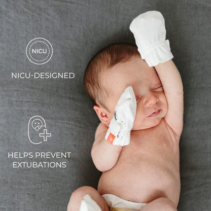 goumikids Viscose Made from Bamboo Cotton Anti-Scratch Soft Stay-On Mitts