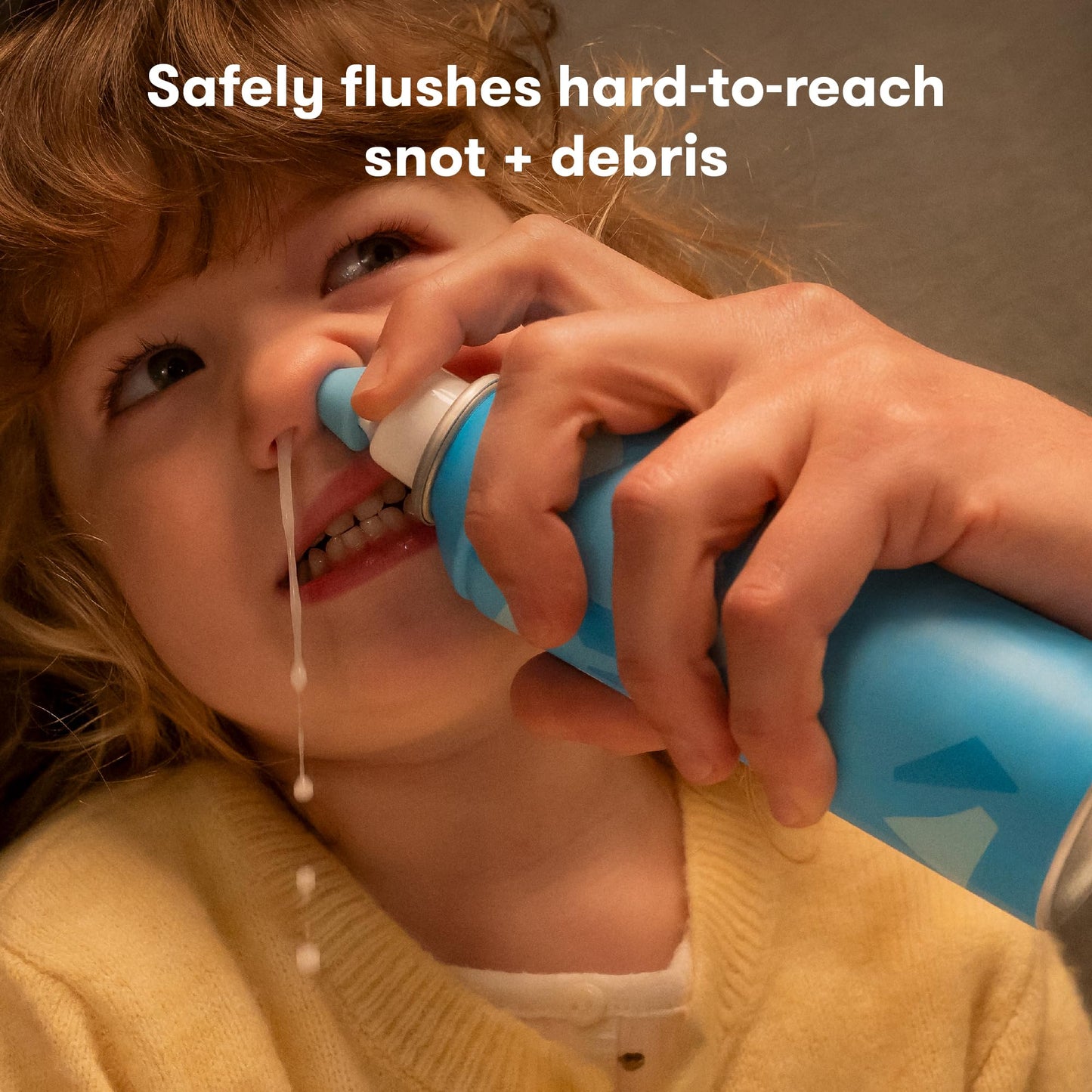 Frida Saline Rinse for Toddler, Kids, Ages 2+, Instant Congestion Relief & Allergy Relief, Flush Out Allergens, Mucus, Pollen, Dust, Safe for Daily Use