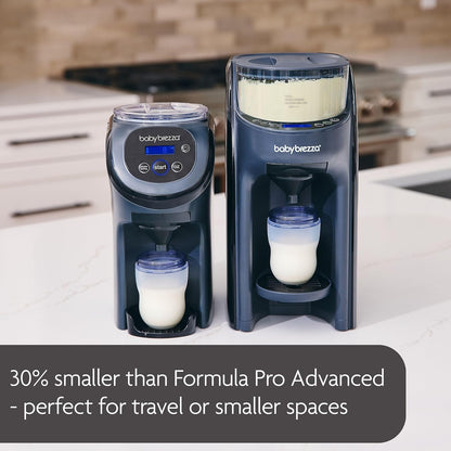 Baby Brezza Formula Pro Mini Baby Formula Mixer Machine Fits Small Spaces and is Portable for Travel– Bottle Makers Makes The Perfect Bottle for Your Infant On The Go, Charcoal